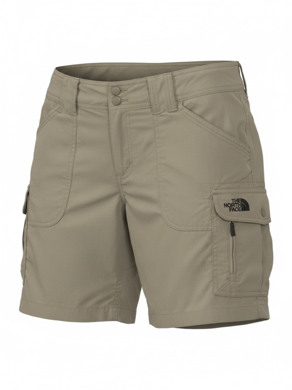 The North Face Paramount Moraine Khaki Cargo Shorts Womens size 12